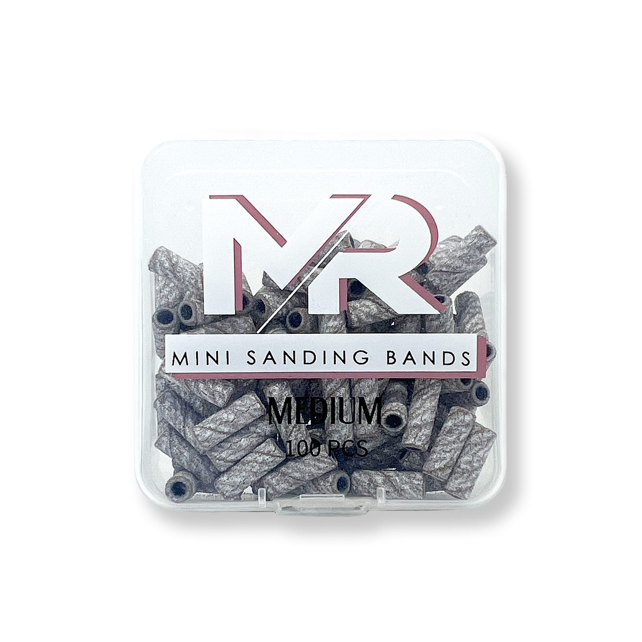 MR Mini Sanding Bands White High Quality Shaping Smoothing Nails Pro Bits Coarse Fine Medium