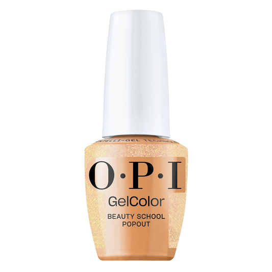OPI Beauty School Popout, OPI'm Dreaming Collection Spring 2025, GelColor Soak-Off Gel Polish Intelli-Gel Technology, Shimmery Orange Sheer Gel Nail Polish