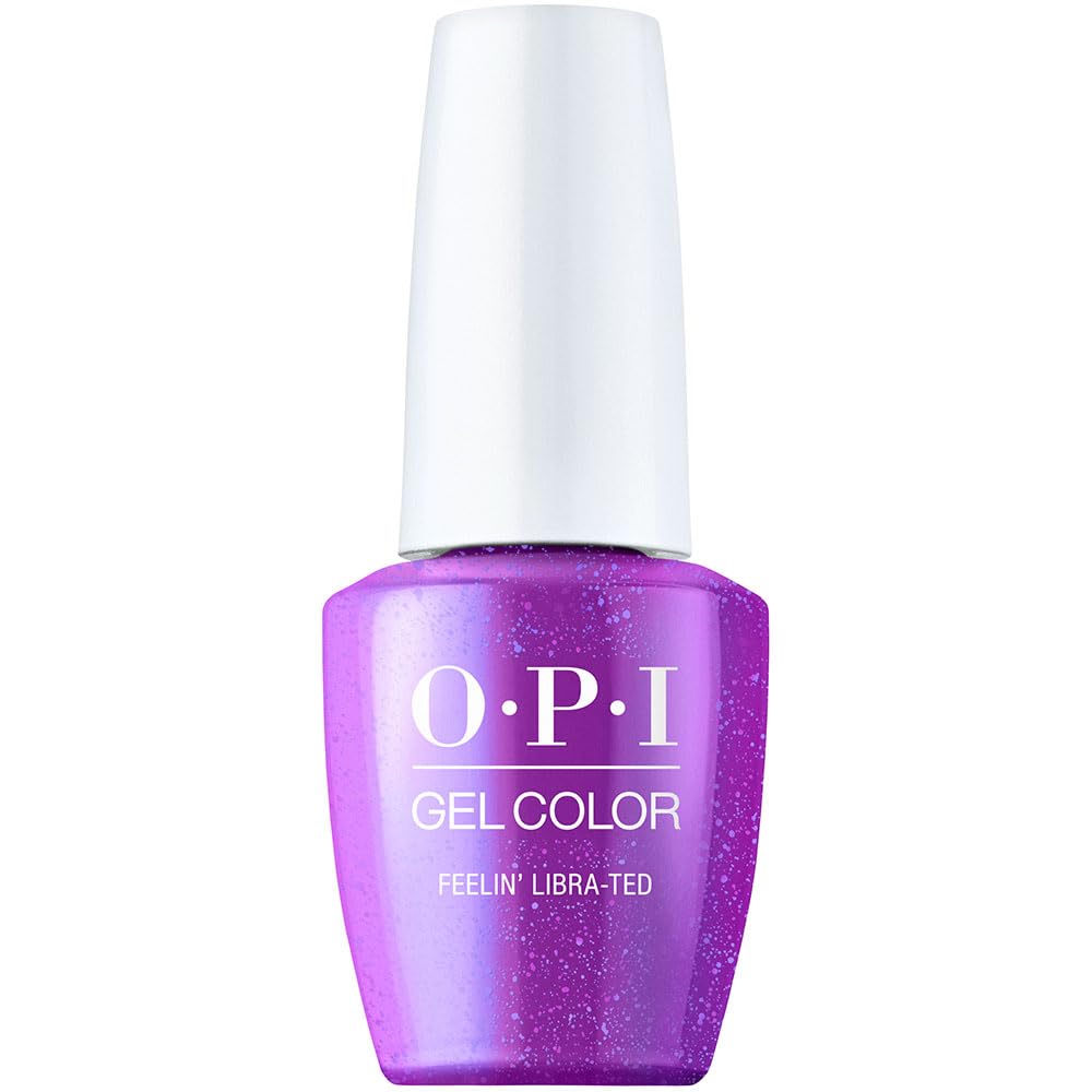 OPI GelColor Feelin' Libra-ted GCH020 Violet Shimmer Gel Nail Polish Big Zodiac Energy Collection Fall 2023