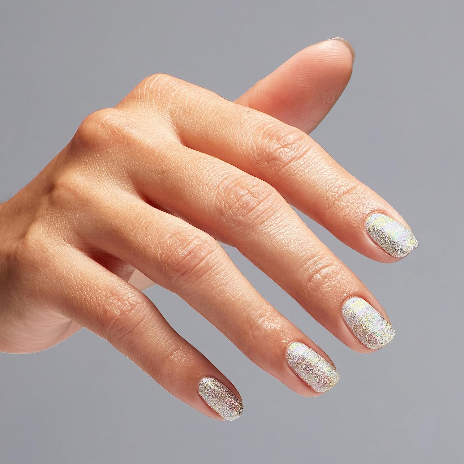 OPI GelColor I Cancer-tainly Shine GCH018 Silver Holographic Gel Nail Polish Big Zodiac Energy Collection Fall 2023