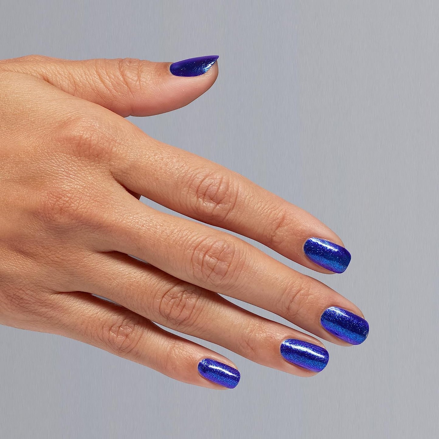 OPI GelColor + Matching Nail Lacquer Scorpio Seduction GCH019 Cobalt Blue Pearl Shimmer Gel Nail Polish Big Zodiac Energy Collection Fall 2023