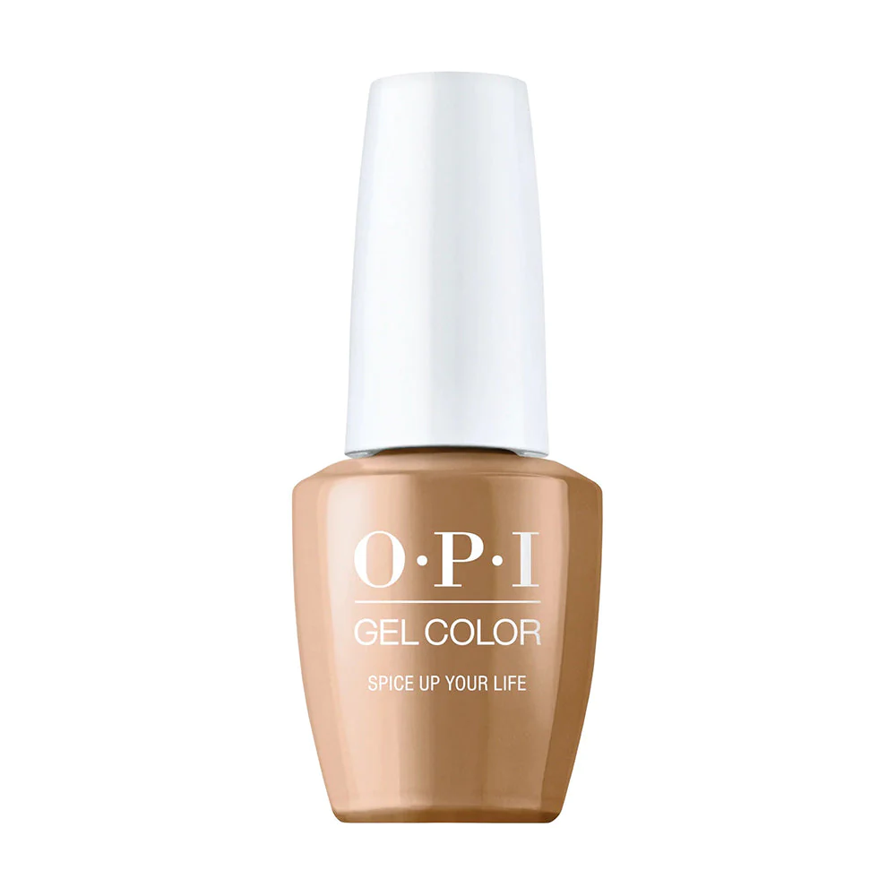 OPI GelColor Spice Up Your Life, Soak-Off Gel Polish, OPI Your Way Collection, Spring 2024, Rich Caramel Creme, Professional, 0.5 fl oz