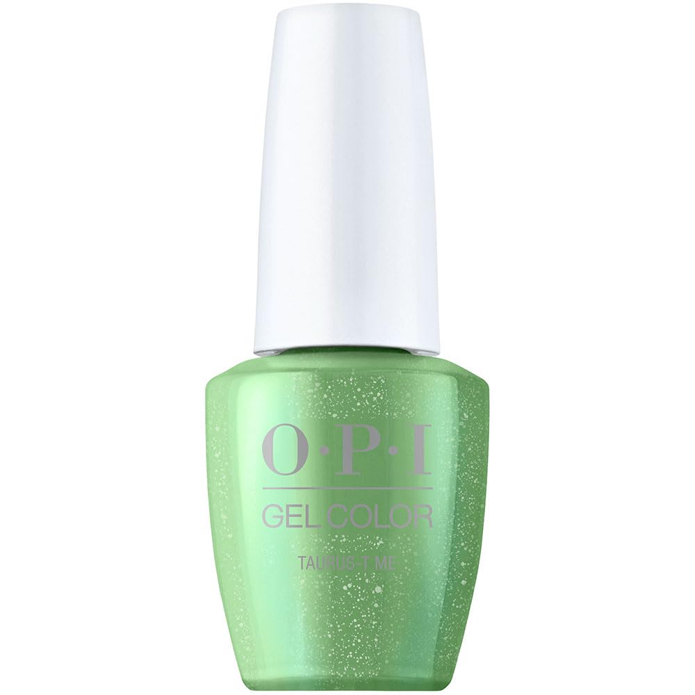 OPI GelColor Taurus-T Me GCH015 Mint Green Shimmer Gel Nail Polish Big Zodiac Energy Collection Fall 2023