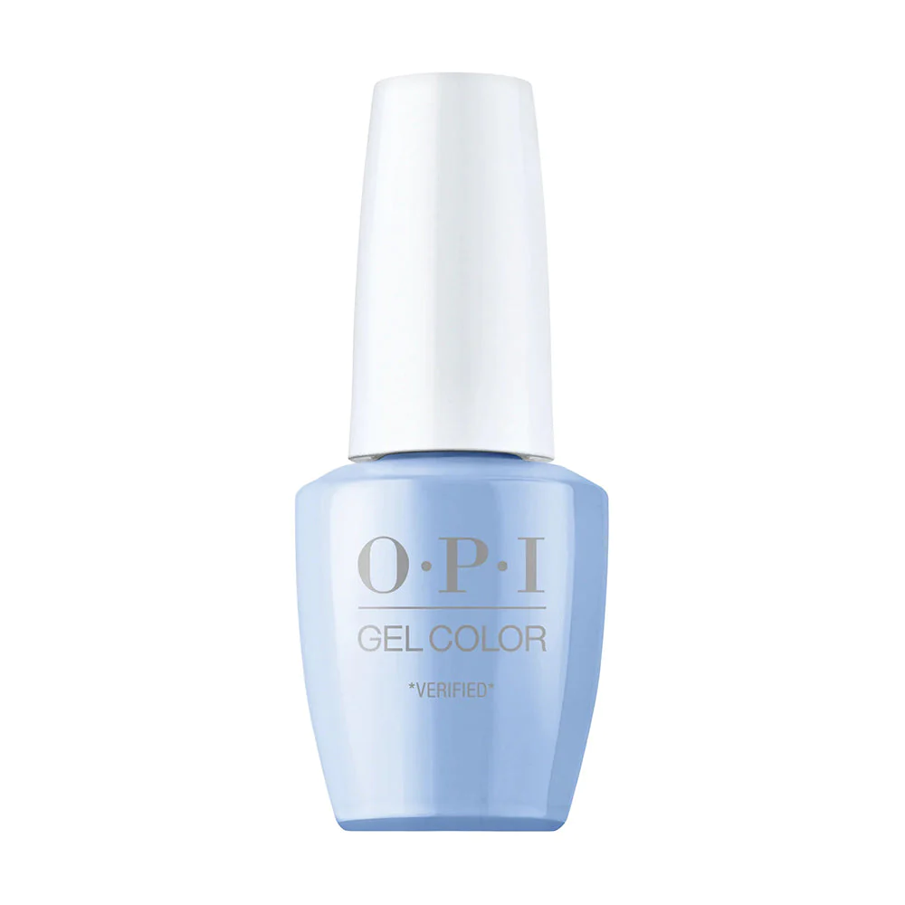 OPI GelColor Verified, Soak-Off Gel Polish, OPI Your Way Collection, Spring 2024, Bright Blue Creme, Professional, 0.5 fl oz