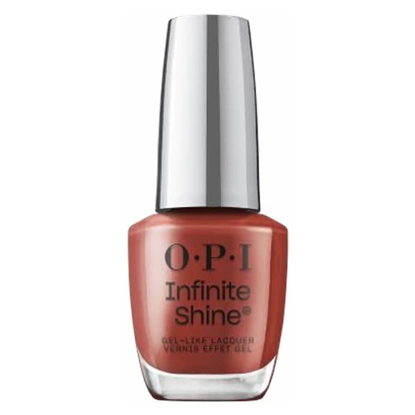 OPI Nail Prep Rally, Infinite Shine Nail Lacquer, What's Your Mani-tude Collection Fall 2025, Warm Earthy Brick Red Brown Undertones Long-Lasting Polish