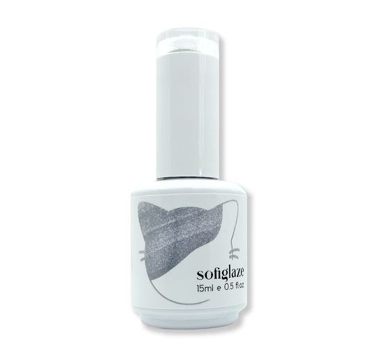 Sofiglaze Soak-Off Gel Nail Polish, Diamond Cat Eye Series, Diamonds Only #CE01, High Quality Reflective Colors