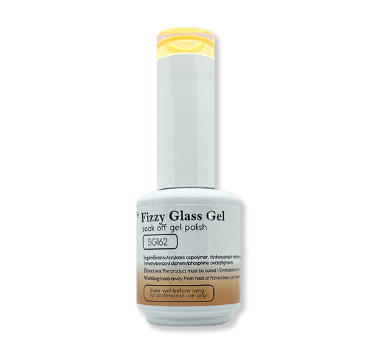 Sofiglaze Soak-Off Gel Nail Polish #SG162 High Quality Long Lasting Trending Transparent Glass Fizzy Gelly Colors