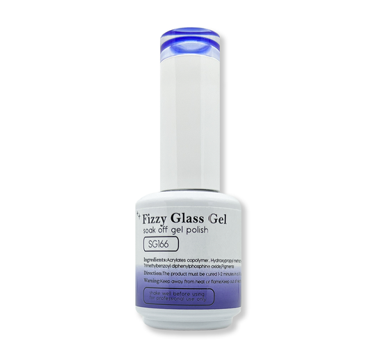 Sofiglaze Soak-Off Gel Nail Polish #SG166 High Quality Long Lasting Trending Transparent Glass Fizzy Gelly Colors