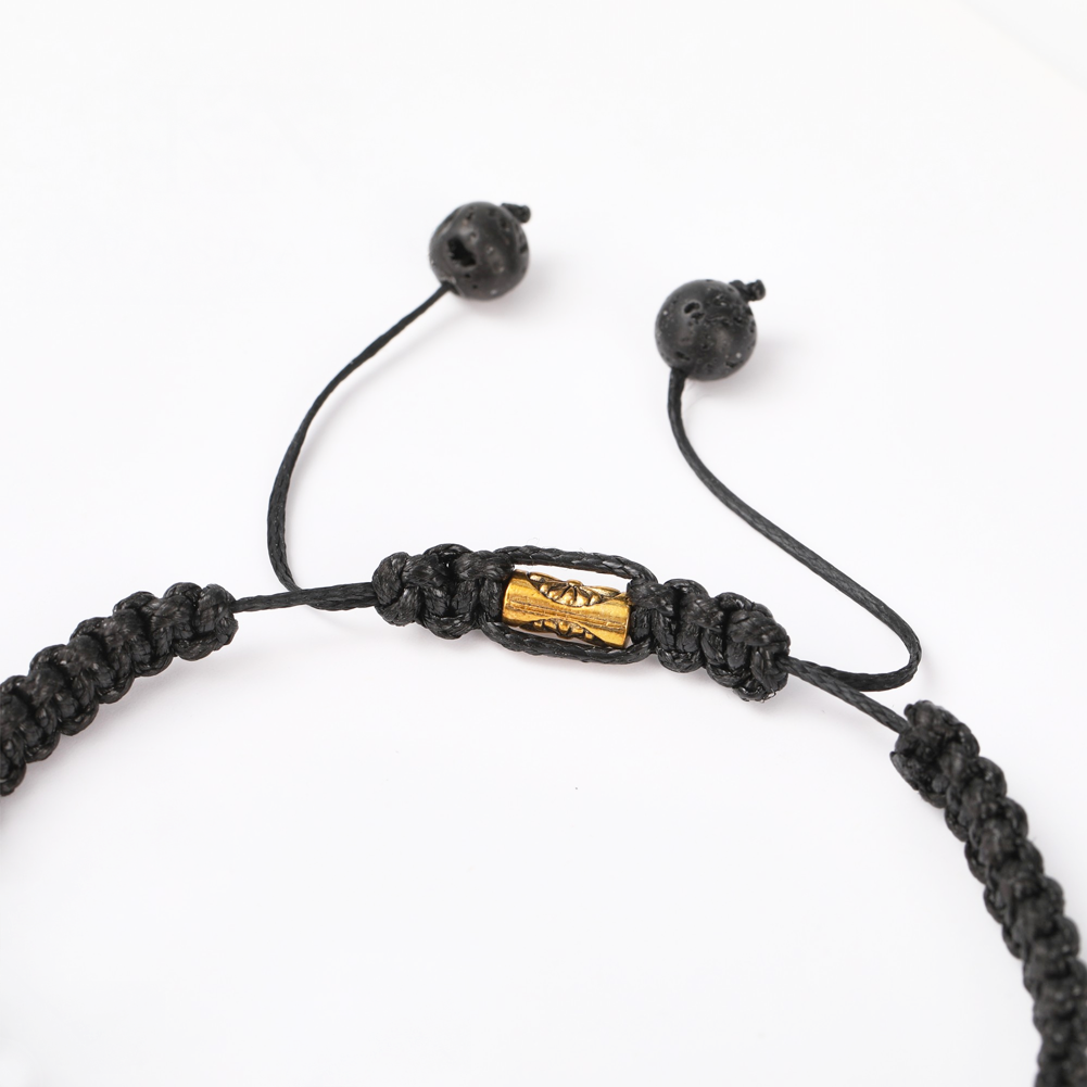 Black Tourmaline Bracelet, Handmade Natural Stone, Adjustable Black String, Men's and Women's, Natural Protection, Grounding Energy, Handcrafted, Unisex Versatile
