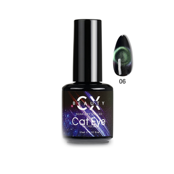 Magnetic soak-off gel polish that gives off an amazing rainbow cat eye effect that shifts with movement. Great quality. Easy to use, fast application and simple removal.