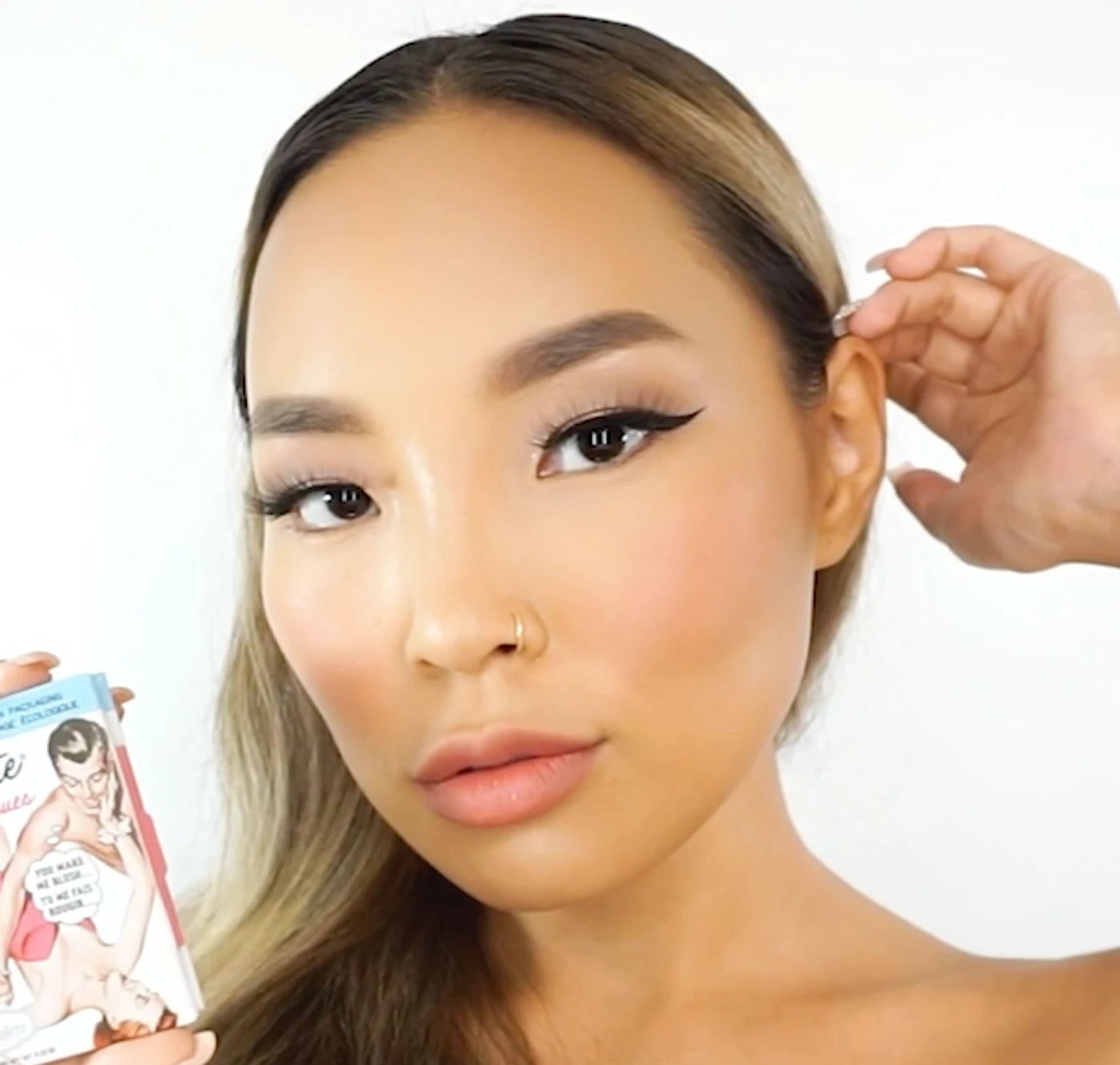 theBalm Cosmetics Big Date Powder BlushClean Ingredients - Recyclable Packaging - Highly Pigmented Cheeks Palette