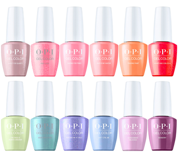 OPI Xbox Collection Spring 2022 GelColor Soak-Off Gel Nail Polish - Quest For Quartz #GCD50, Pixel Dust #GCD51, Racing For Pinks #GCD52, Suzi is My Avatar #GCD53, Trading Paint #GCD54, Heart and Con-soul #GCD55, The Pass is Always Greener #GCD56, Sage Simulation #GCD57, You Had Me At Halo #GCD58, Can't CTRL Me #GCD59, Achievement Unlocked #GCD60 & N00Berry #GCD61