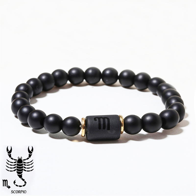 Amare, Zodiac Astrological Sign Natural Stone Beaded Bracelet, BraceletAmare Beauty