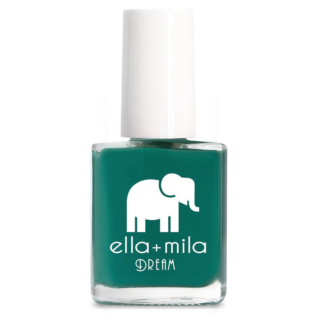 Viridian green. Vegan. Animal Cruelty-Free. Quick Dry. Chip Resistant. ella+mila Dream Collection Nail Polish - Daydreamer