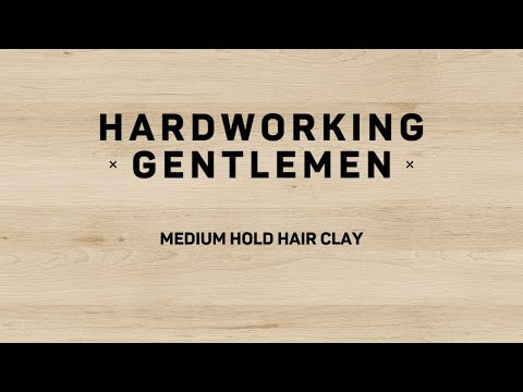 Hardworking Gentlemen Premium, Natural, Organic - All natural, matte finish, medium hold hair clay is good for all day hold while still being rework-able. Goes in smooth without pulling your hair and washes out with ease. Made with Vitamins, Antioxidants and Key Ingredients to make your hair and scalp healthier.