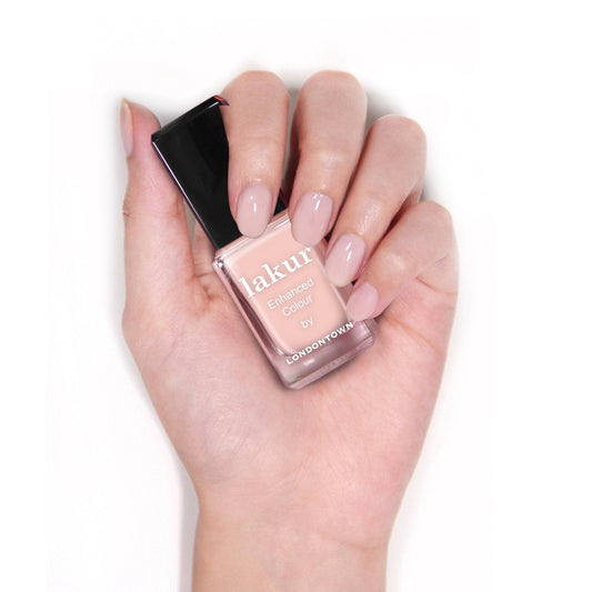 Londontown Nail Lakur Polish Cheerio Sheer Neutral Pink French Manicure Shade 16-Free Vegan Cruelty-Free