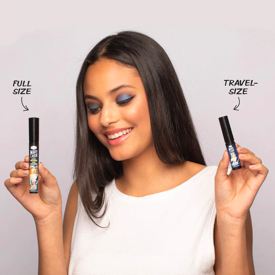 theBalm Cosmetics Mad Lash Black Mascara Rich Black Shade Injection-Molded Wand Intense Volume and Definition