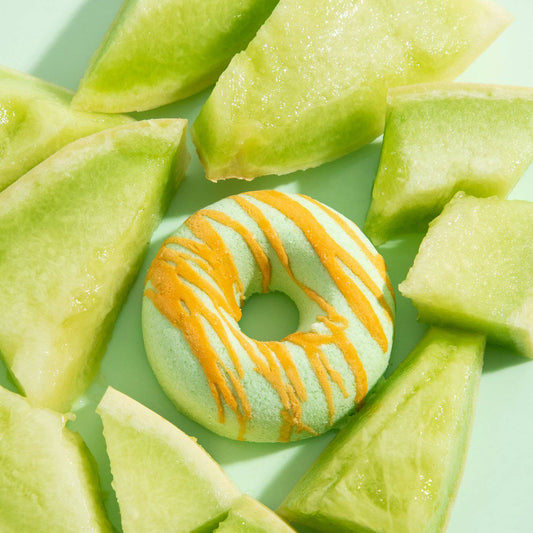 NCLA Beauty Bath Bomb Treat Set Melon Daiquiri Soft Nourishing Skin-Soothing Vegan 100% Natural Cruelty-Free Hydrating