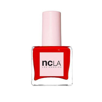 NCLA Beauty Nail Lacquer Polish Call My Agent bright red cream color