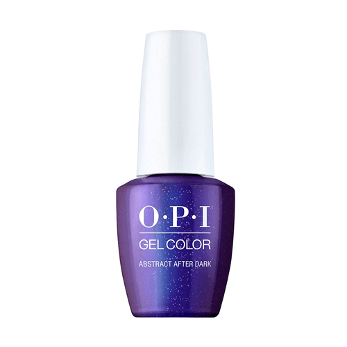 A shimmery midnight purple gel nail polish that will spark your creativity. OPI Downtown LA Collection Fall 2021 GelColor Soak-Off Gel Nail Polish - Abstract After Dark #GCLA10 - 15 mL 0.5 oz