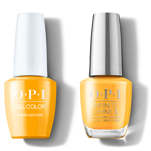 OPI, OPI GelColor + Matching Infinite Shine Marigolden Hour, Gel & Shellac Polish