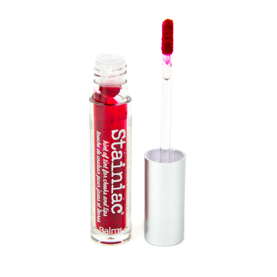 theBalm Cosmetics Stainiac Lip and Cheek Stain two-in-one lip and cheek stain gives natural, light flush to complement any skin tone