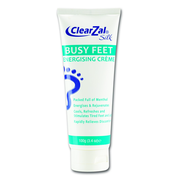 Clearzal Busy Feet Cooling Energizing Foot Cream, Packed with Menthol for Pain Relief for Tired Achy Feet, Refreshes and Rejuvenates, Helps to Provide Relief from Neuropathy