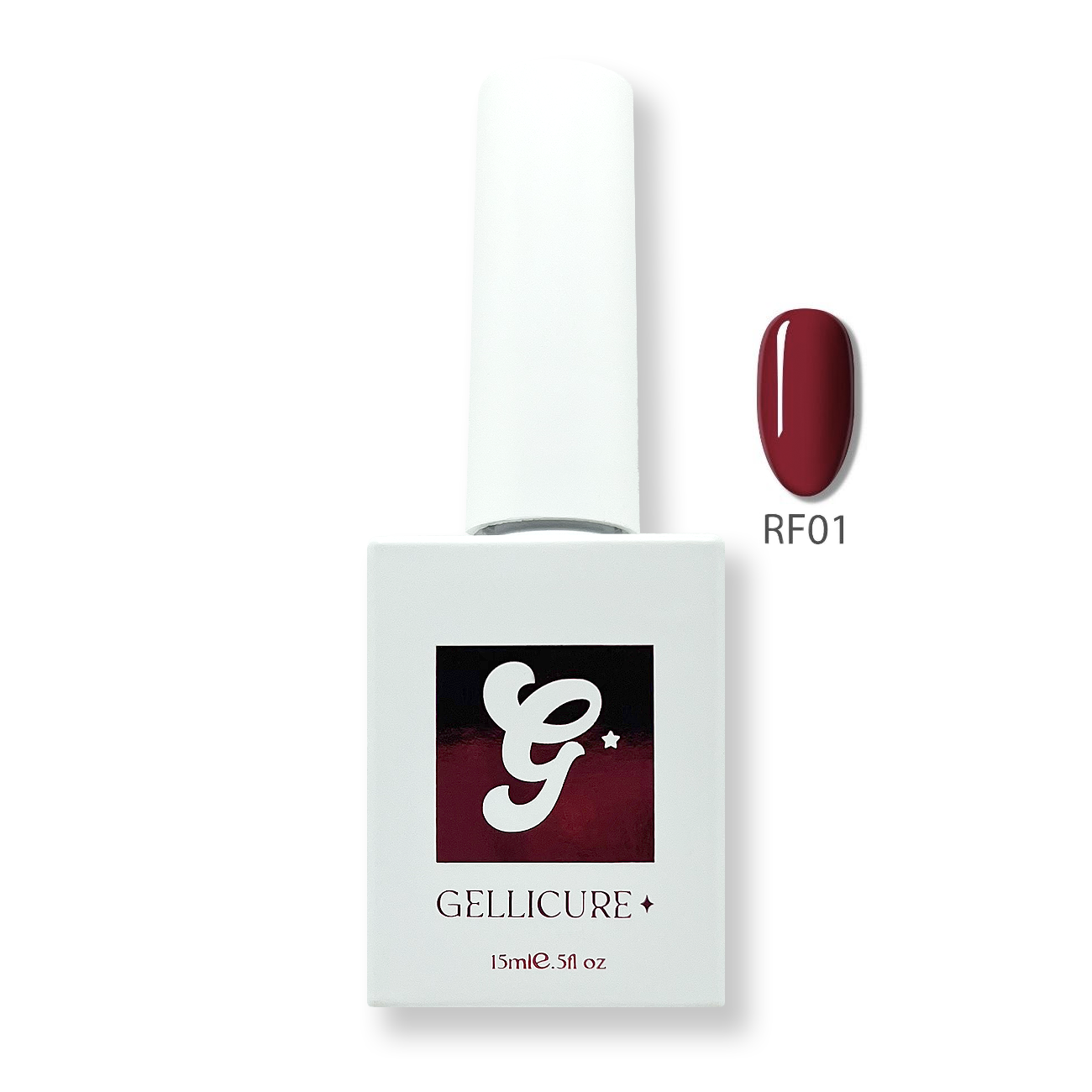 Gellicure Red Series Gel Color Soak-Off Gel Polish Nail Polish Lacquer Professional Red