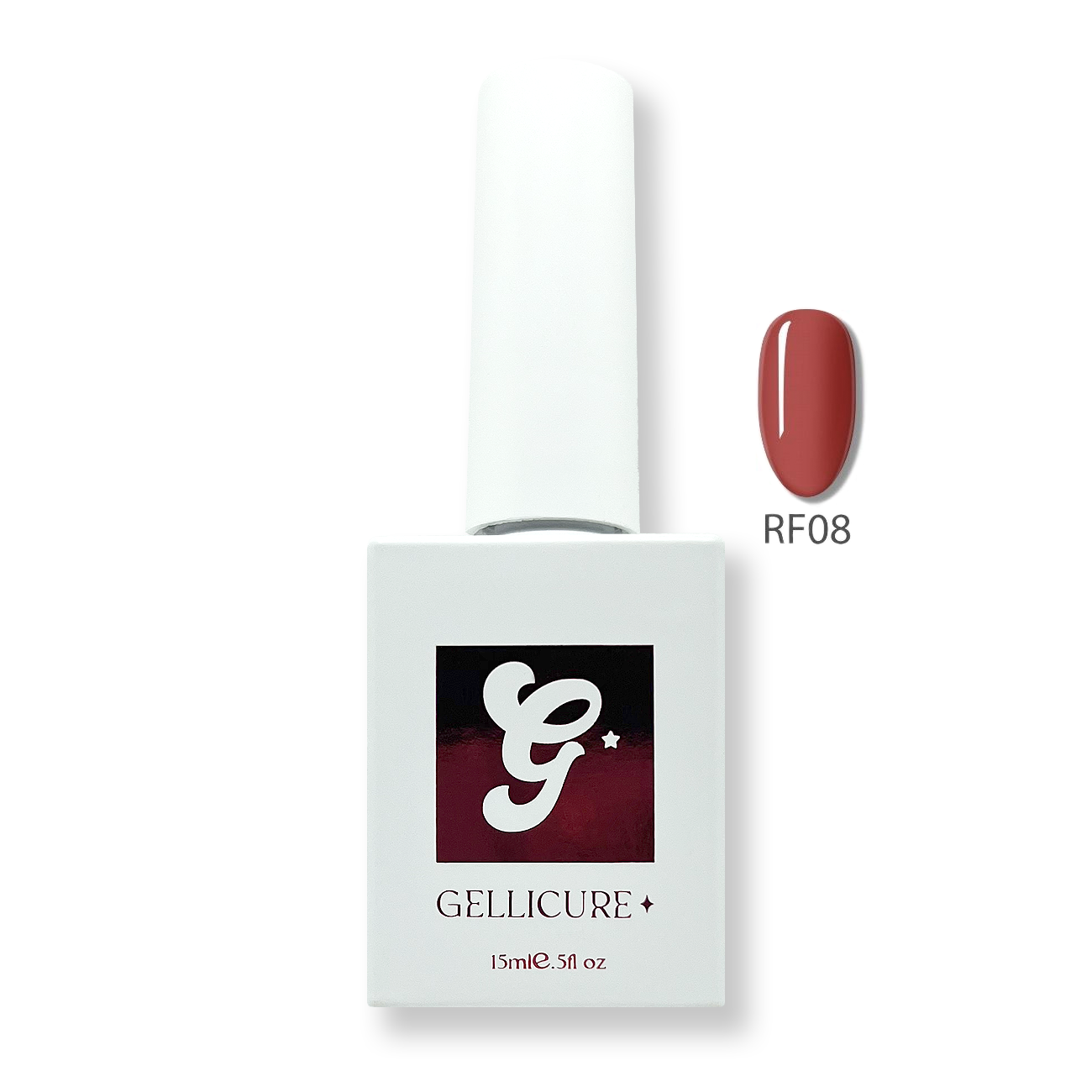 Gellicure Red Series Gel Color Soak-Off Gel Polish Nail Polish Lacquer Professional Red