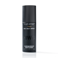 Hardworking Gentlemen Texturizing Sea Salt Hair Spray adds volume grit style signature pinewood scent freshen up hair scalp healthier