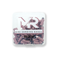 MR Mini Sanding Bands Pink High Quality Shaping Smoothing Nails Pro Bits Coarse Fine Medium