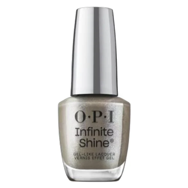 OPI Belly Button Bling, Infinite Shine Nail Lacquer, What's Your Mani-tude Collection Fall 2025, Deep Gray Long-Lasting Polish
