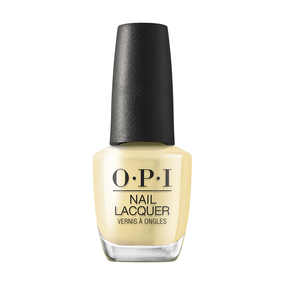 OPI Buttafly Nail Lacquer Polish, OPI Your Way Collection, Spring 2024, Soft Yellow Shimmer, Salon-Quality, 0.5 fl oz