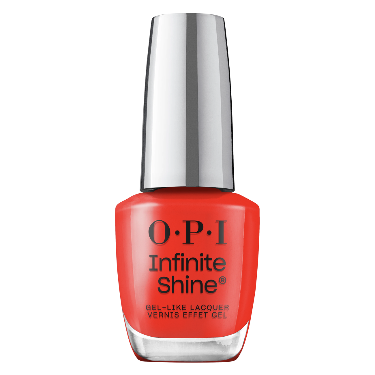 OPI Drop It Like It's Hawt, Infinite Shine Nail Lacquer, Make 'Em Jelly Collection Summer 2025, Red Jelly Long-Lasting Polish