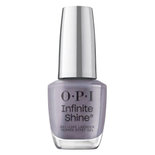 OPI Funmetal, Infinite Shine Nail Lacquer, Metallic Mega Mix Collection Fall 2024, Gun Metal Gray Shimmer