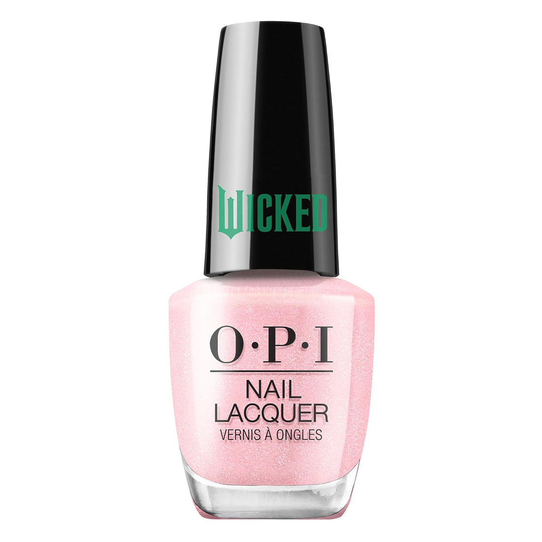 OPI Ga-Linda, Wicked Collection Holiday 2024, Nail Lacquer, Light Pink Shimmer Polish