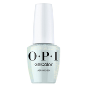 OPI Air We Go, OPI'm Dreaming Collection Spring 2025, GelColor Soak-Off Gel Polish Intelli-Gel Technology, Shimmery Sky Blue Sheer Gel Nail Polish