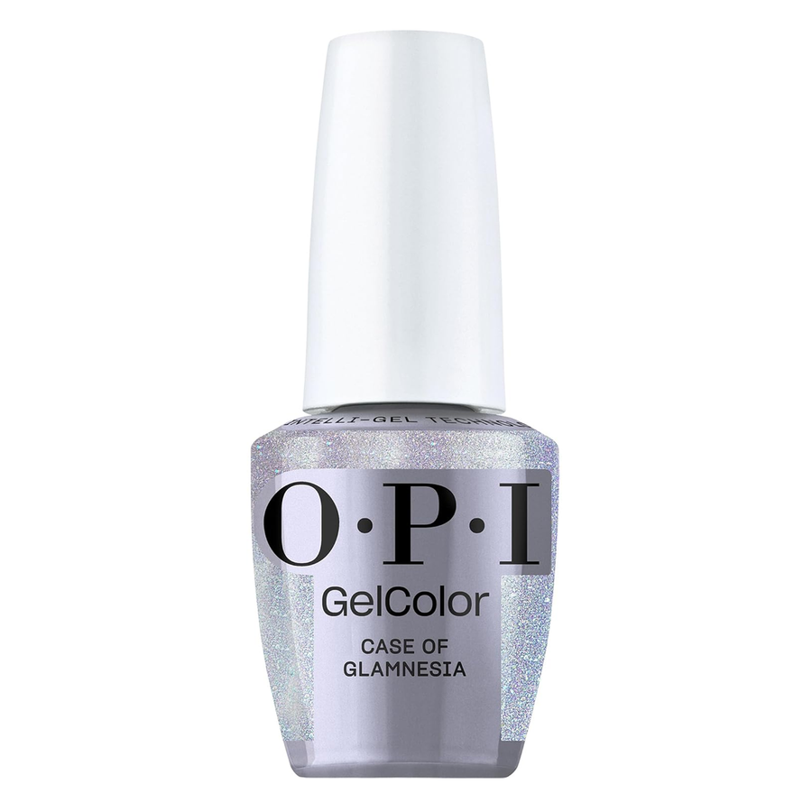 OPI Case of Glamnesia, OPI'm Dreaming Collection Spring 2025, GelColor Soak-Off Gel Polish Intelli-Gel Technology, Shimmery Silver Sheer Gel Nail Polish