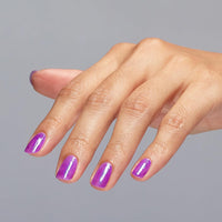 OPI GelColor + Matching Nail Lacquer Feelin' Libra-ted GCH020 Violet Shimmer Gel Nail Polish Big Zodiac Energy Collection Fall 2023