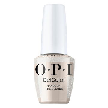 OPI Hands In The Clouds, OPI'm Dreaming Collection Spring 2025, GelColor Soak-Off Gel Polish Intelli-Gel Technology, Shimmery White Sheer Gel Nail Polish