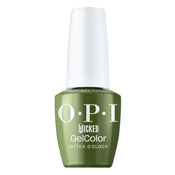 OPI Witch O'Clock, Wicked Collection Holiday 2024, GelColor Soak-Off Gel Polish Intelli-Gel Technology, Green Polish