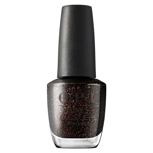 OPI Grunge Queen, What's Your Mani-tude? Collection Fall 2025, Nail Lacquer, Semi-Sheer Dark Red-Copper Shimmer