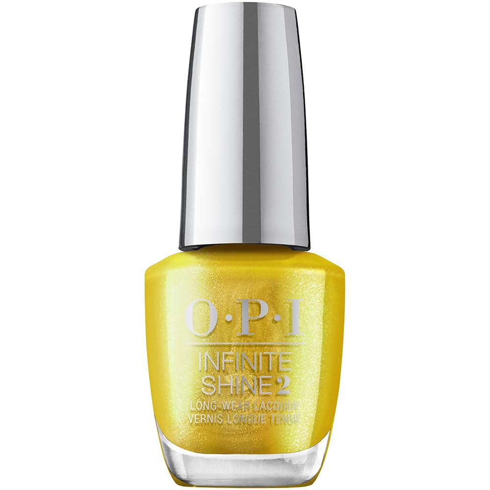 OPI Infinite Shine Nail Lacquer The Leo-nly One ISLH023 Gold Pearl Big Zodiac Energy Collection Fall 2023