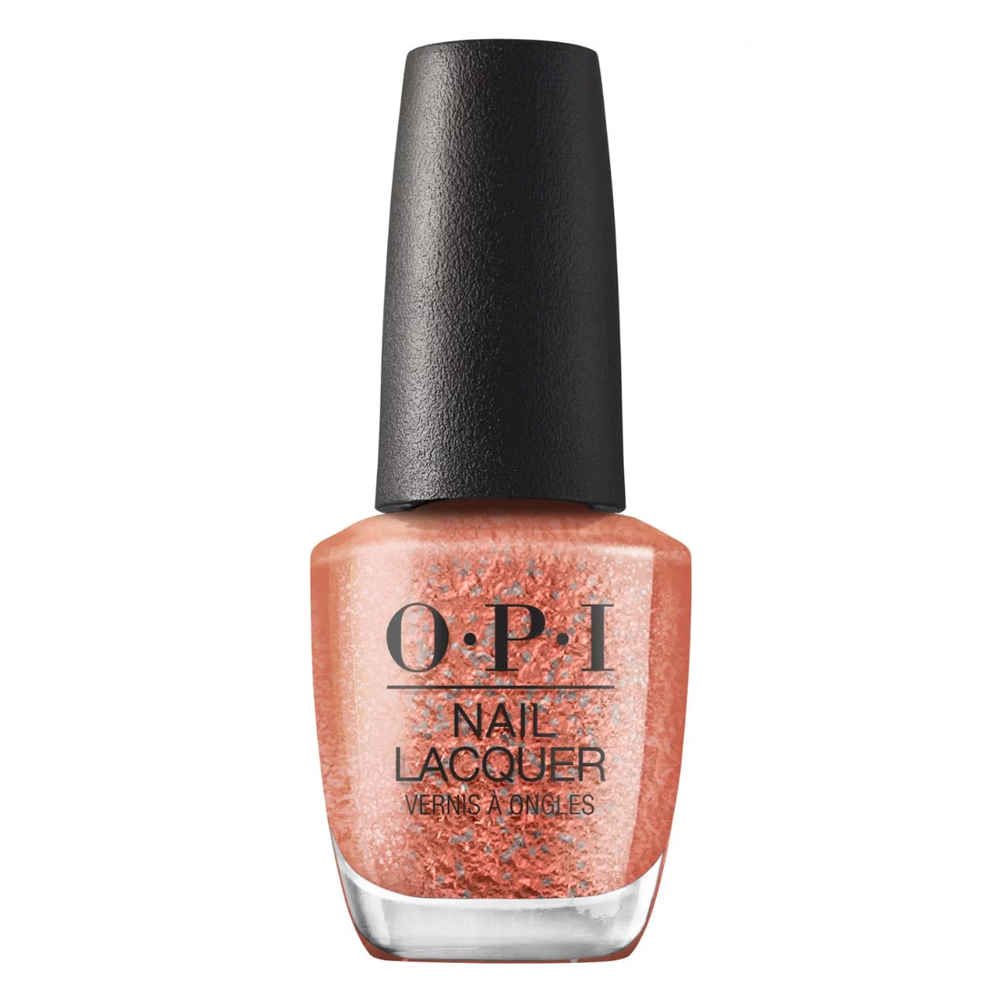 OPI It's A Wonderful Spice Nail Lacquer Terribly Nice Collection Holiday 2023 Metallic Rose Gold