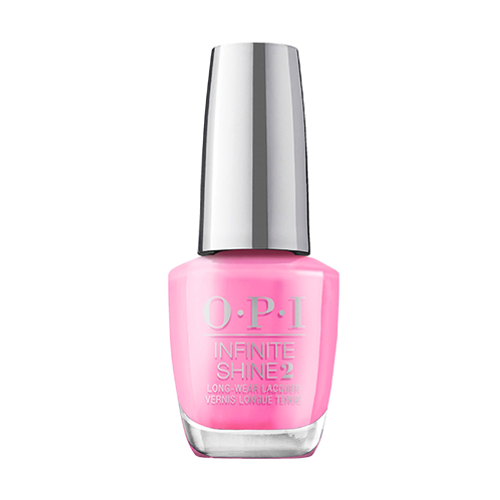 OPI Infinite Shine Long Wear Nail Lacquer Makeout-Side Bubblegum Pink Shade Summer Make The Rules Collection Summer 2023