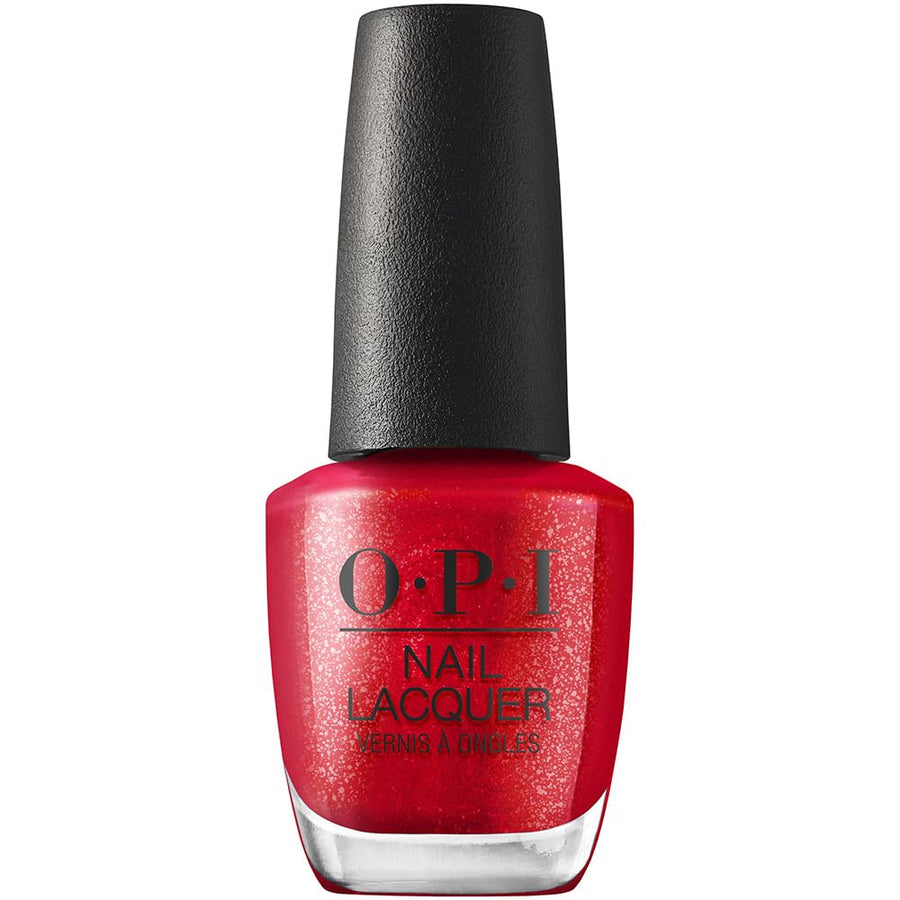 OPI Nail Lacquer Kiss My Aries NLH025 Fiery Red Shimmer Big Zodiac Energy Collection Fall 2023