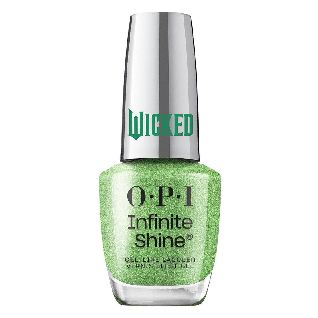 OPI OPI'm Phosphorescent, Infinite Shine Nail Lacquer, Wicked Collection Holiday 2024, Glow-In-The-Dark Green Long-Lasting Polish