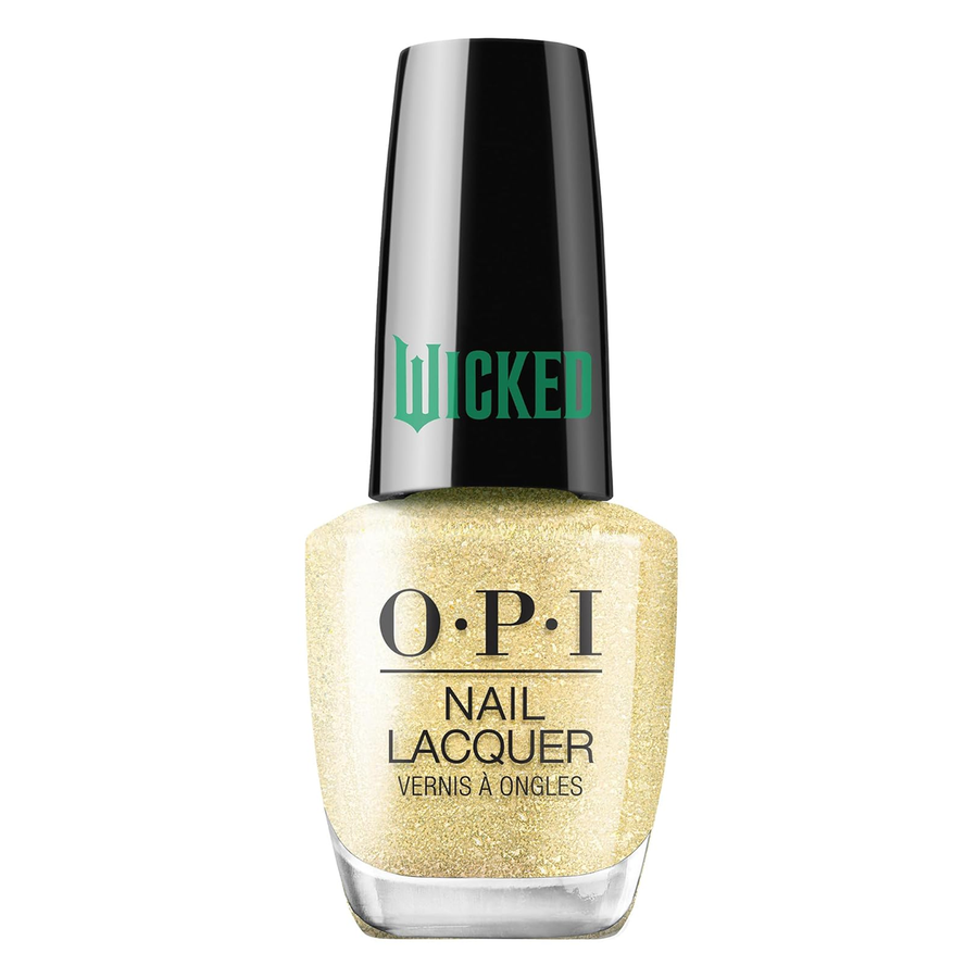 OPI Oz-mazing, Wicked Collection Holiday 2024, Nail Lacquer, Light Gold Shimmer Polish