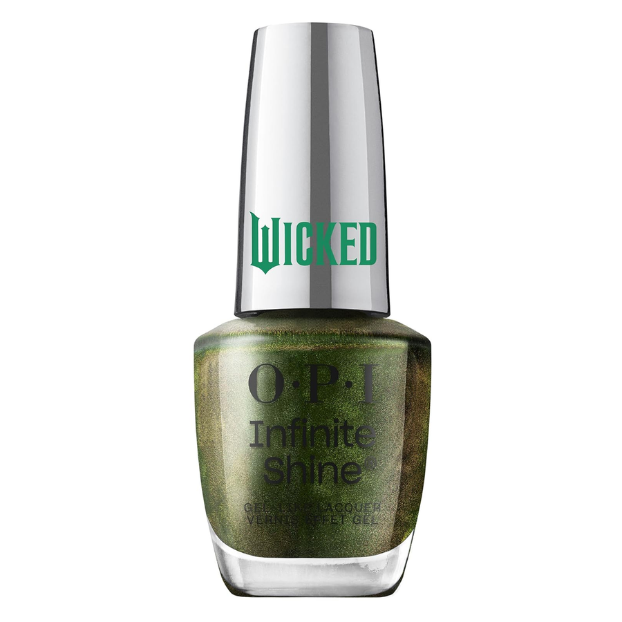 OPI Ozmopolitan, Infinite Shine Nail Lacquer, Wicked Collection Holiday 2024, Dark Green Bronze Pearl Long-Lasting Polish