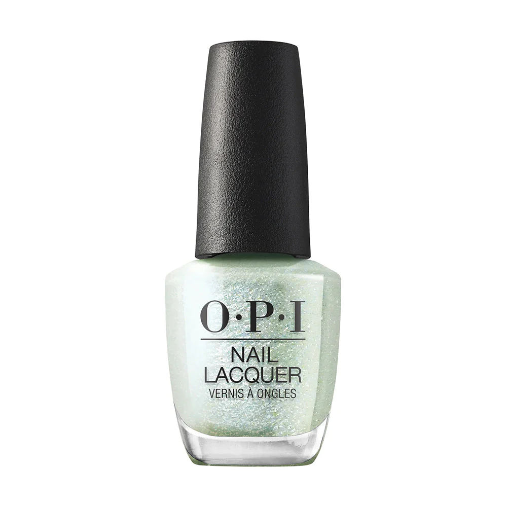 OPI Snatch-d Silver, Nail Lacquer Polish, OPI Your Way Collection, Spring 2024, White Iridescent Shimmer, Salon-Quality, 0.5 fl oz